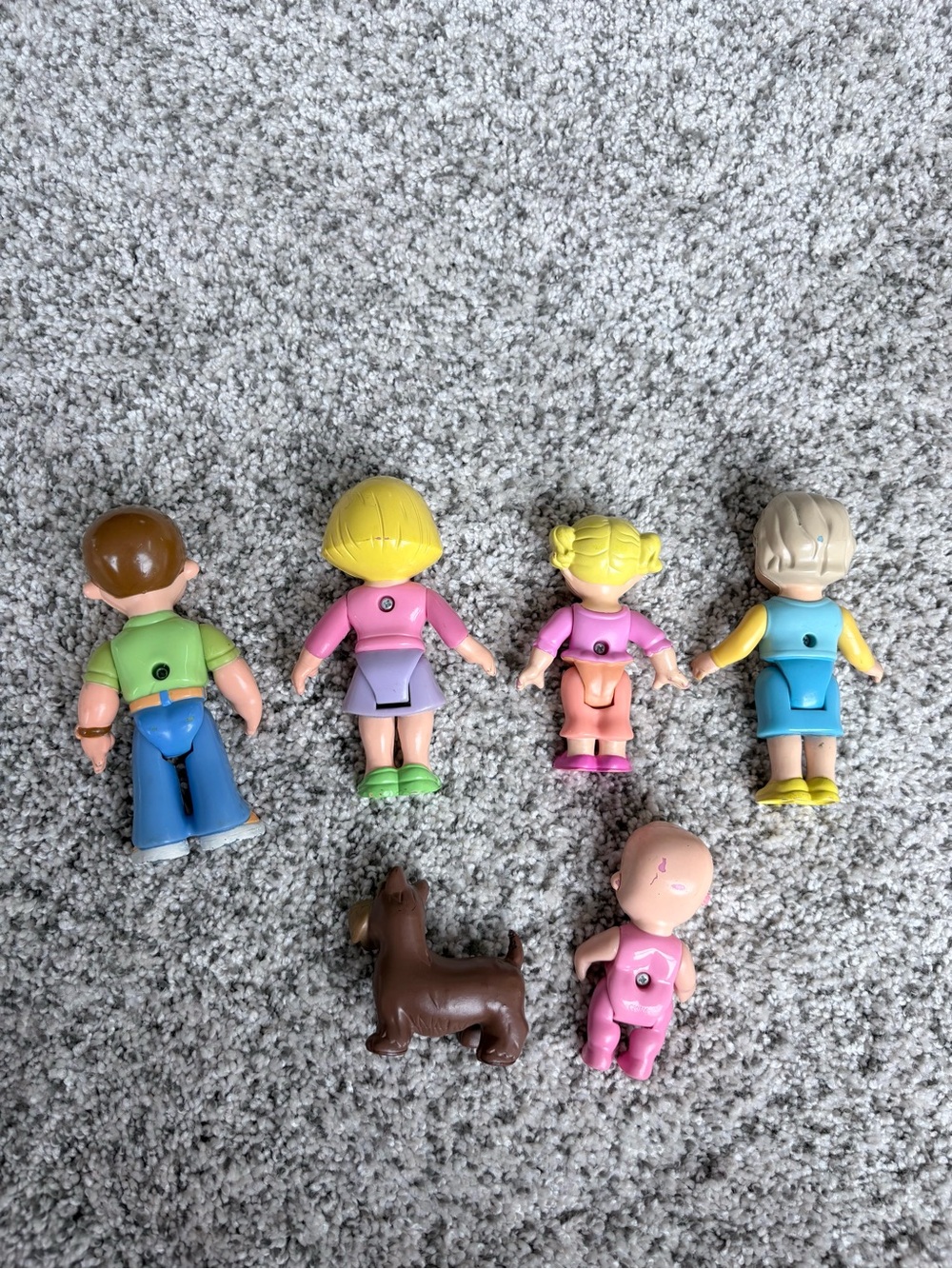 Vintage 2005 Fisher Price My First Dollhouse with Furniture & Dolls - Picture 16 of 16